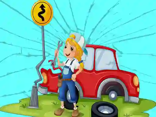 Spel Broken Cars Jigsaw på nätet