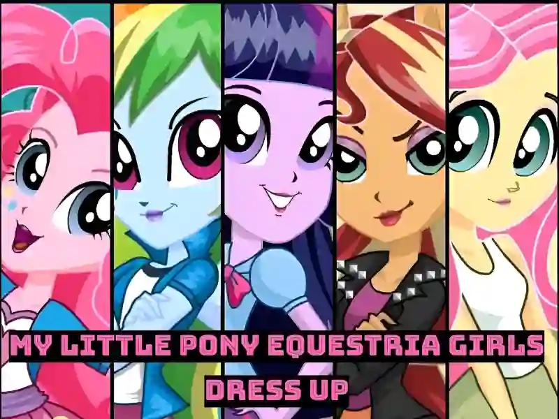 Spel My Little Pony Equestria Girls dress up på nätet