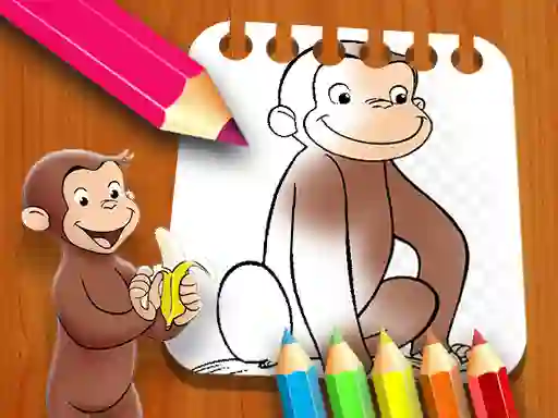 Spel Curious George Coloring Book på nätet