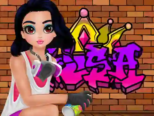Spel Princess Cool Graffiti på nätet