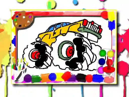 Spel Monster Truck Coloring Book på nätet