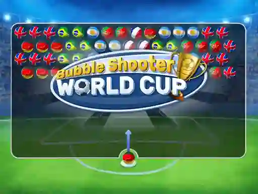 Spel Bubble Shooter World Cup på nätet