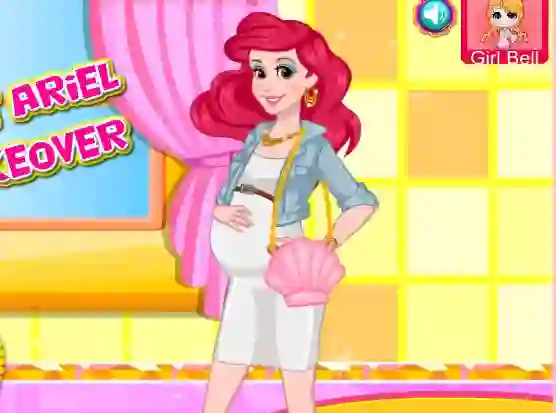 Spel Pregnant Ariel Real Makeover på nätet