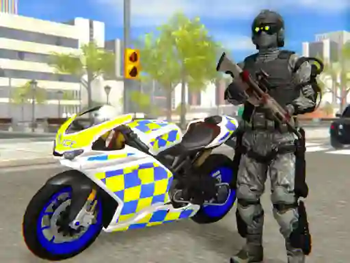 Spel Police Bike City Simulator på nätet