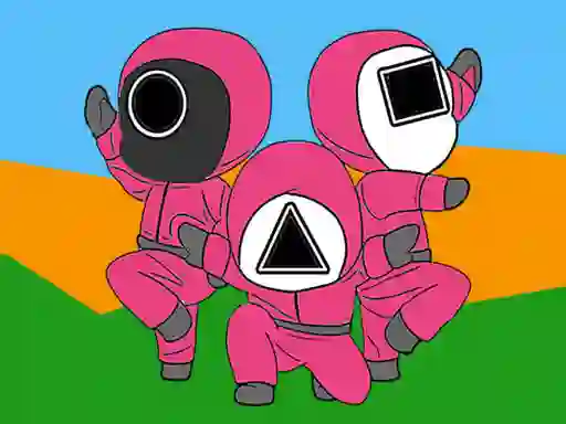 Spel Squid Coloring Book på nätet