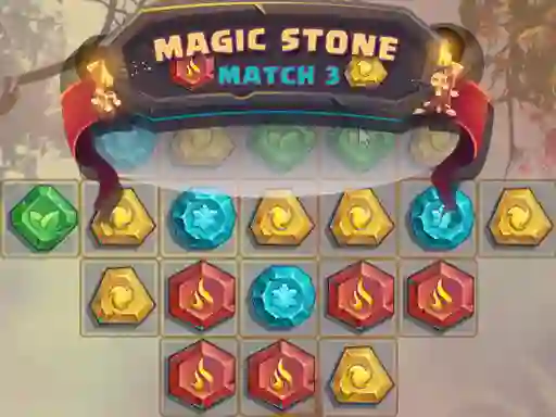 Spel Magic Stone Match 3 på nätet