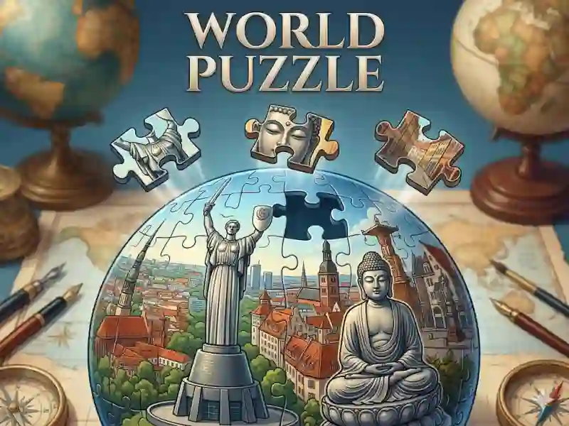 Spel World Puzzle på nätet