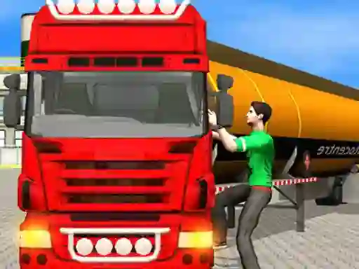 Spel Oil Tanker Transporter Truck Simulator på nätet