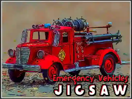 Spel Emergency Vehicles Jigsaw på nätet