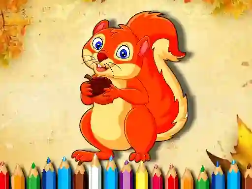 Spel Squirrel Coloring Book på nätet