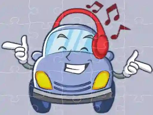 Spel Smiling Cars Jigsaw på nätet