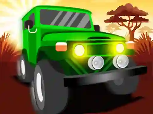 Spel Africa Jeep Race på nätet