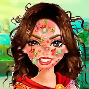 Spel Wonder Woman Face Care på nätet