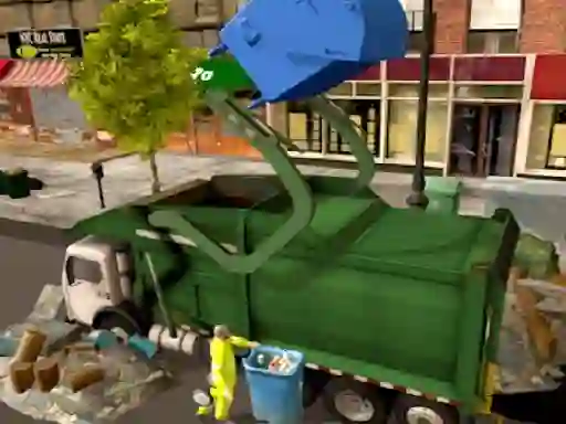 Spel Town Clean Garbage Truck på nätet