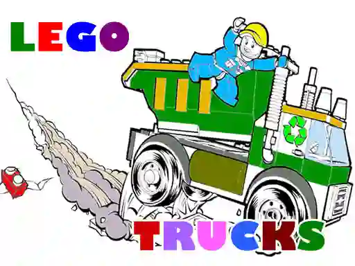 Spel Lego Trucks Coloring på nätet