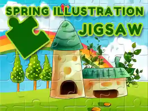 Spel Spring Illustration Jigsaw på nätet