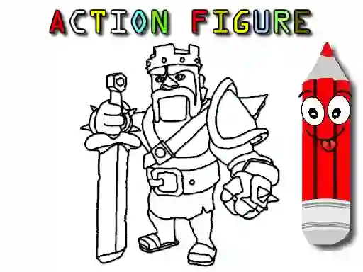 Spel Back To School: Action Figure Coloring på nätet