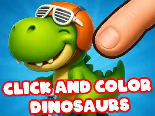Spel Click And Colors Dinosaurs på nätet