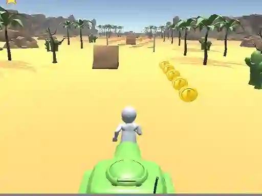 Spel 3D Desert Parkour på nätet