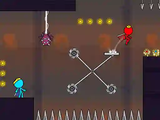 Spel Red and Blue Stickman 2 på nätet