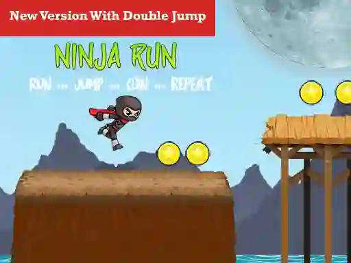 Spel Ninja Run Double Jump på nätet