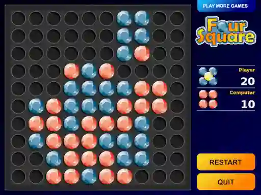 Spel Four Square på nätet