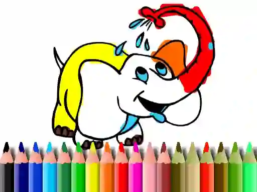 Spel Back To School: Elephant coloring på nätet