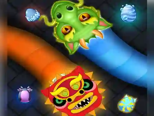 Spel Slither Dragon.io på nätet
