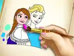 Spel Ice Kingdom Coloring Book på nätet
