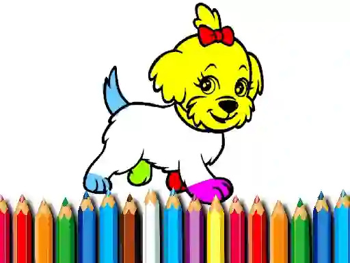 Spel Back To School: Doggy Coloring Book på nätet