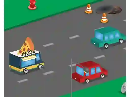 Spel Food Rush Traffic på nätet