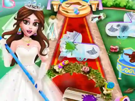 Spel Princess Wedding Cleaning på nätet