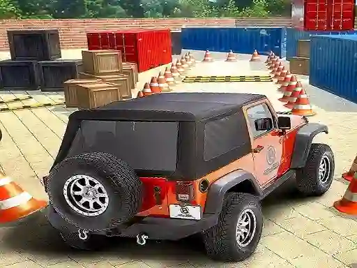 Spel Ultimate Monster Jeep Parking Game på nätet