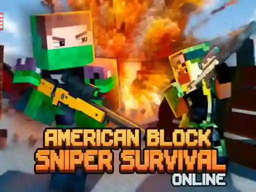 Spel American Block Sniper Survival Online på nätet