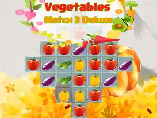 Spel Vegetables Match 3 Deluxe på nätet