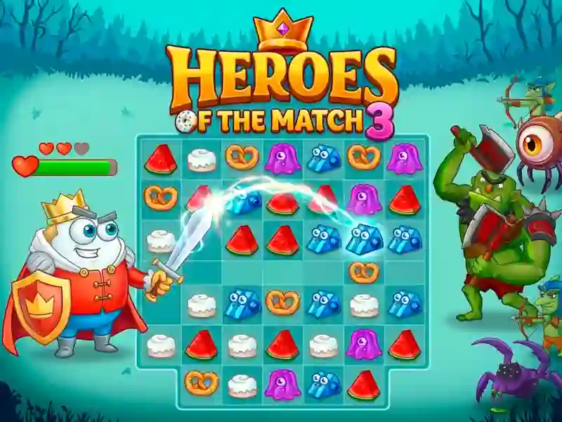 Spel Heroes of the match 3 på nätet