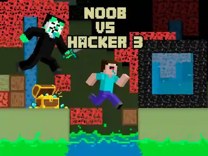 Spel Noob vs Hacker på nätet