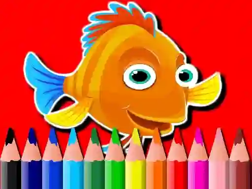 Spel Back To School: Fish Coloring Book på nätet