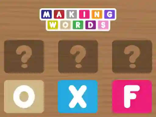 Spel Making Words på nätet