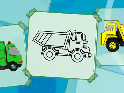 Spel Truck Coloring Book på nätet