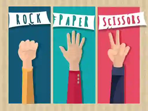 Spel Rock Paper Scissors på nätet
