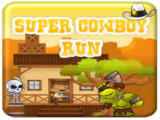 Spel Super Cowboy Run på nätet