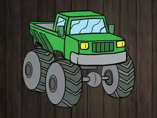 Spel Monster Truck Jigsaw på nätet