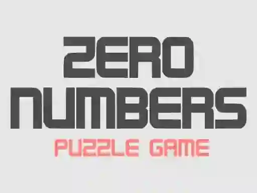 Spel Zero Numbers Puzzle Game på nätet