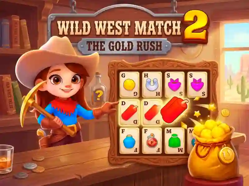 Spel Wild West Match 2: The Gold Rush på nätet