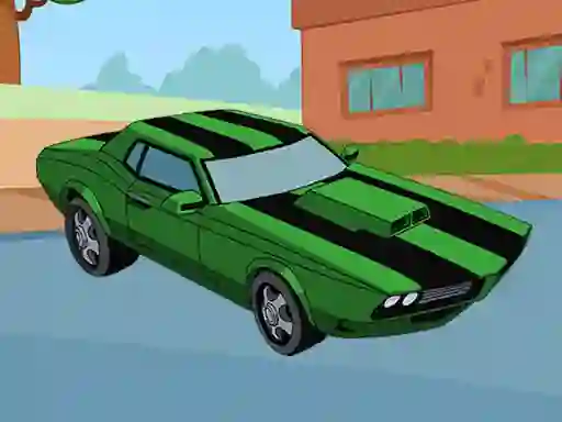 Spel Ben 10 Car Jigsaw på nätet