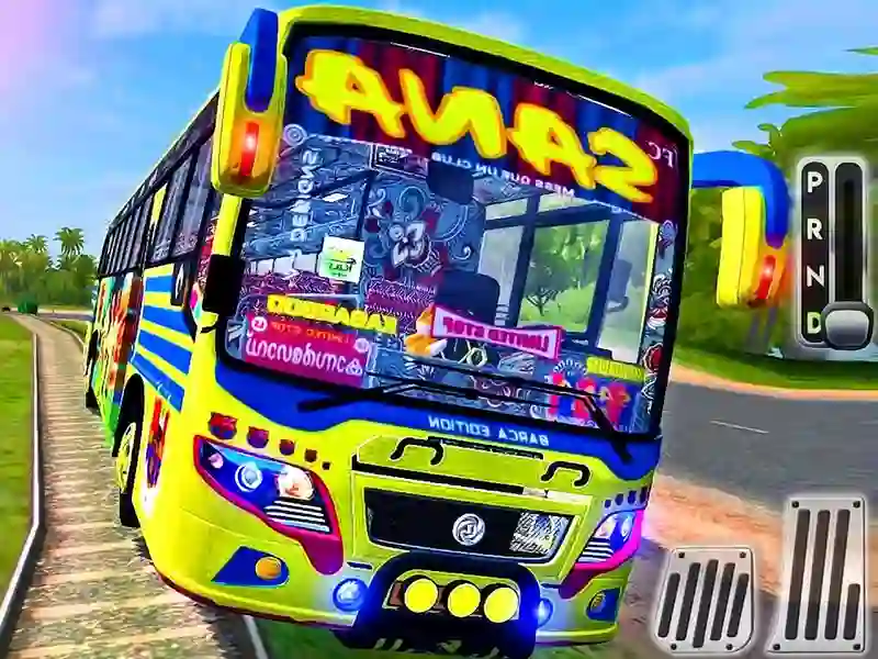 Spel Indian Uphill Bus Simulator på nätet