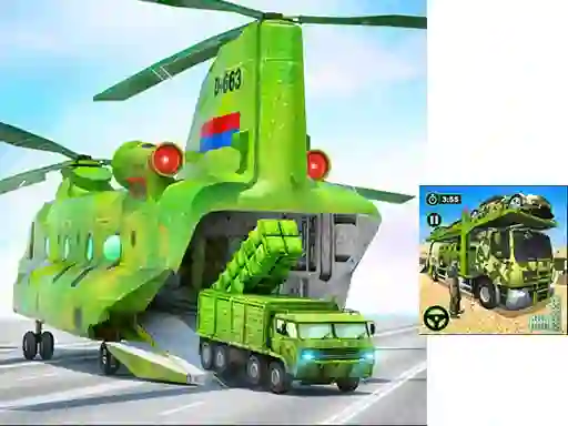 Spel US Army Cargo Transport Truck Driving på nätet