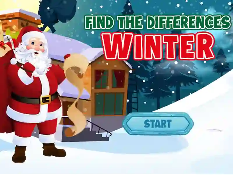 Spel Find The Differences Winter på nätet