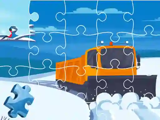 Spel Winter Trucks Jigsaw på nätet